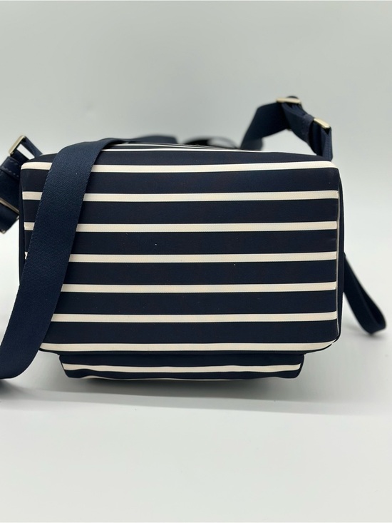 kate spade Navy and White Striped Mini Backpack main image 5